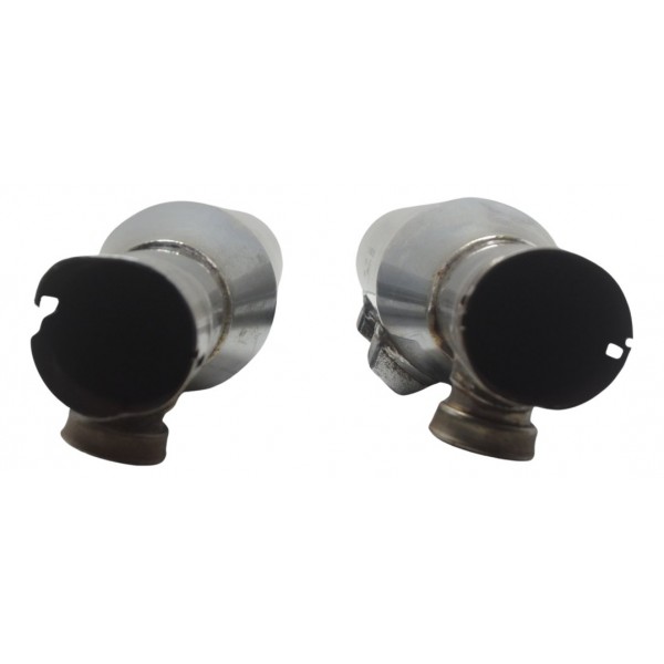 Par Ponteira Escape C/ Detalhes Harley Xl 1200c 11-13 Orig
