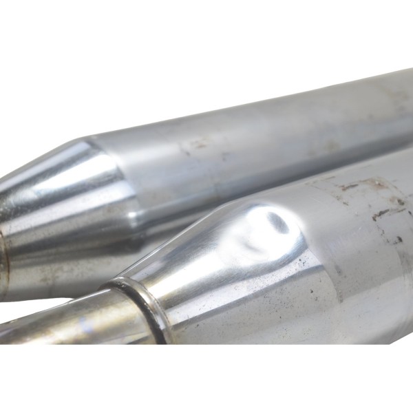Par Ponteira Escape C/ Detalhes Harley Xl 1200c 11-13 Orig