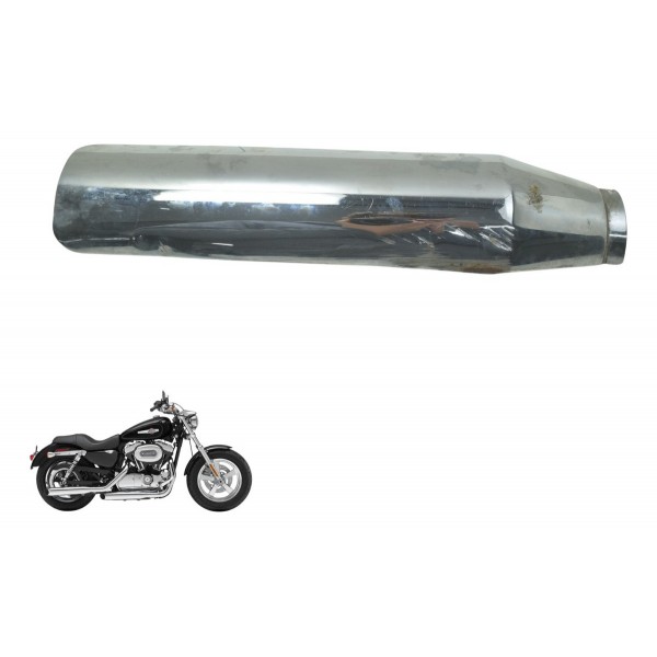 Capa Ponteira Escape C/ Detalhes Harley Xl 1200c 11-13 Orig