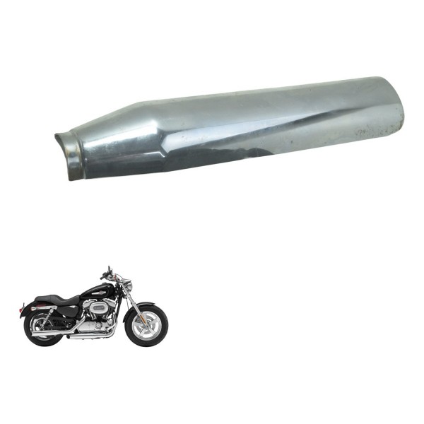 Capa Ponteira Escape C/ Detalhes Harley Xl 1200c 11-13 Orig