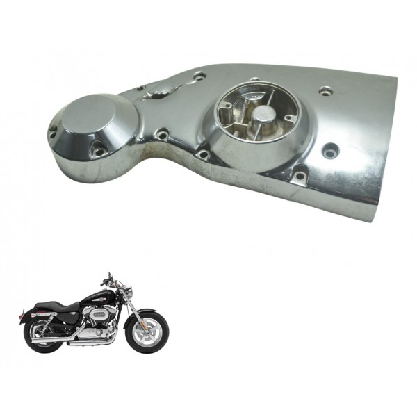 Tampa Motor Direito C/ Avaria Harley Xl 1200c 11-13 Original