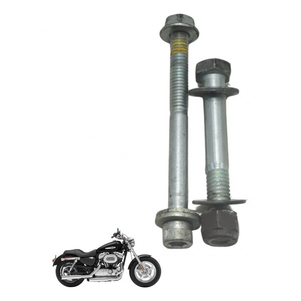 Par Parafuso Suporte Motor Harley Xl 1200c 11-13 Original