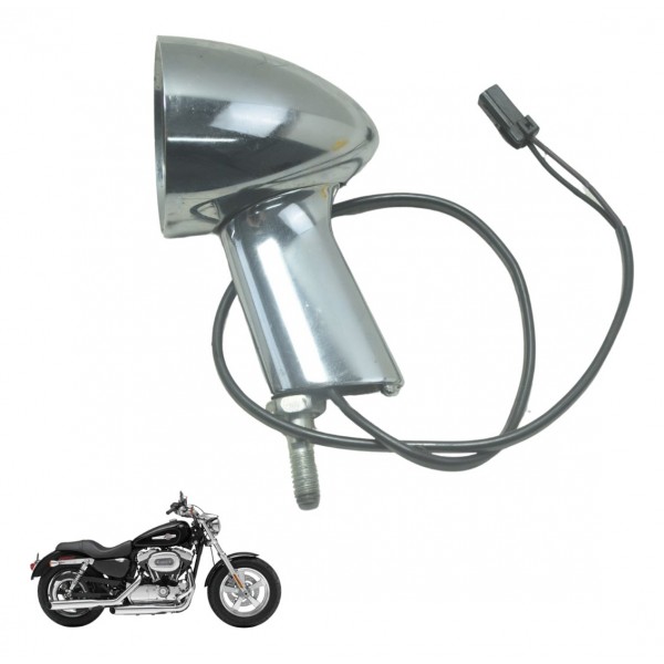 Pisca Traseiro S/ Lente C/ Detalh Harley Xl 1200c 11-13 Orig
