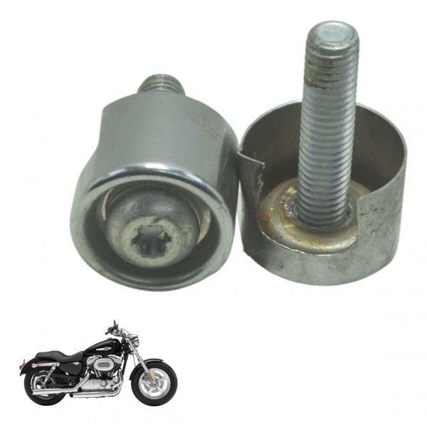 Par Acabamento Espada C/ Detalhes Harley Xl 1200c 11-13 Orig
