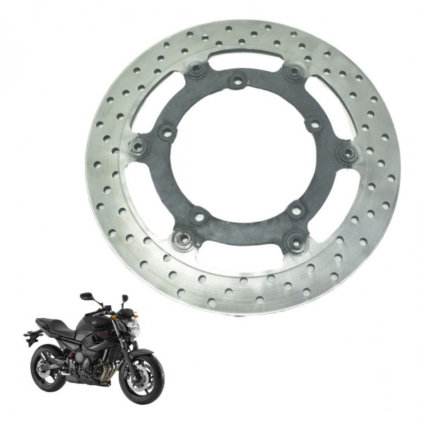 Disco Freio Dianteiro Yamaha Xj6 N 10-12 Original
