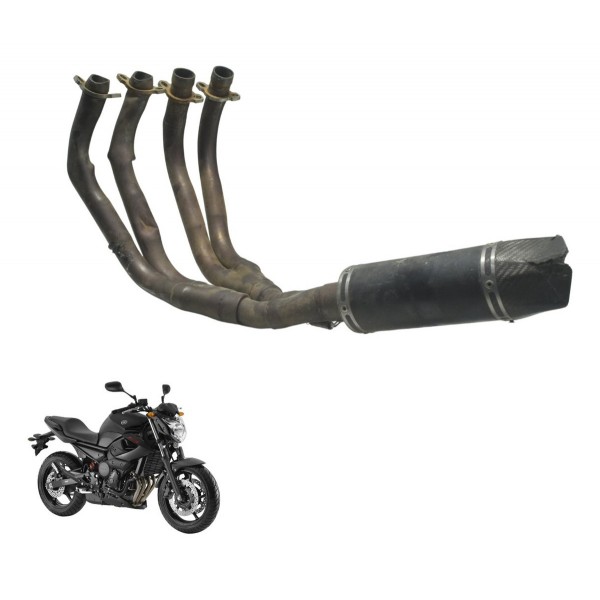 Escapamento C/ Avaria Esportivo Jeskap Yamaha Xj6 N 10-12