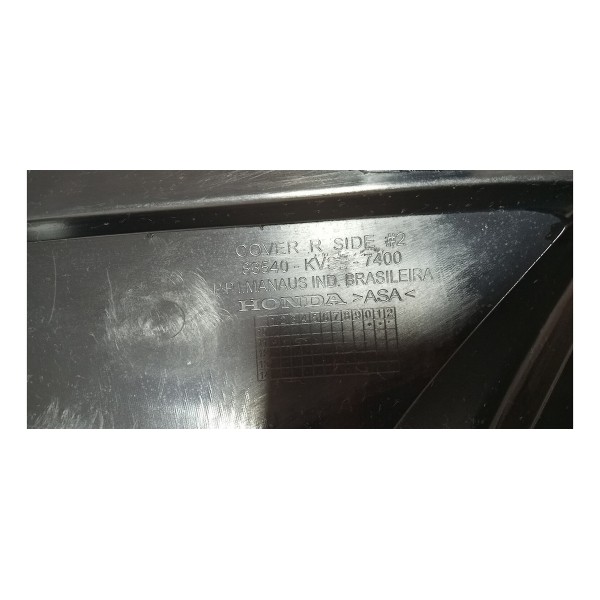 Carenagem Lateral Dir Honda Cg 150 Fan 10/12 Avaria 14133