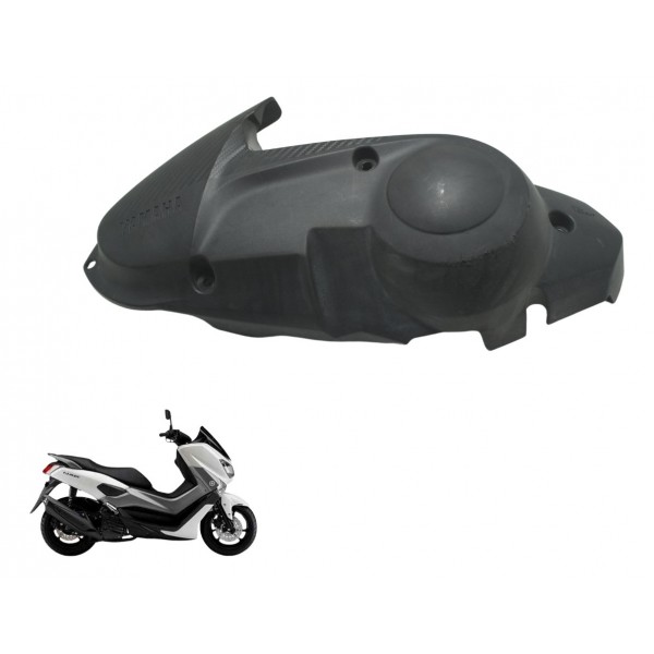 Tampa Capa Motor Cvt C/ Detalhes Yamaha N-max 160 17-20 Orig
