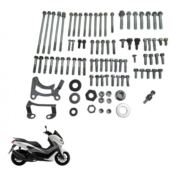 Kit Parafuso Motor Yamaha N-max 160 17-20 Original