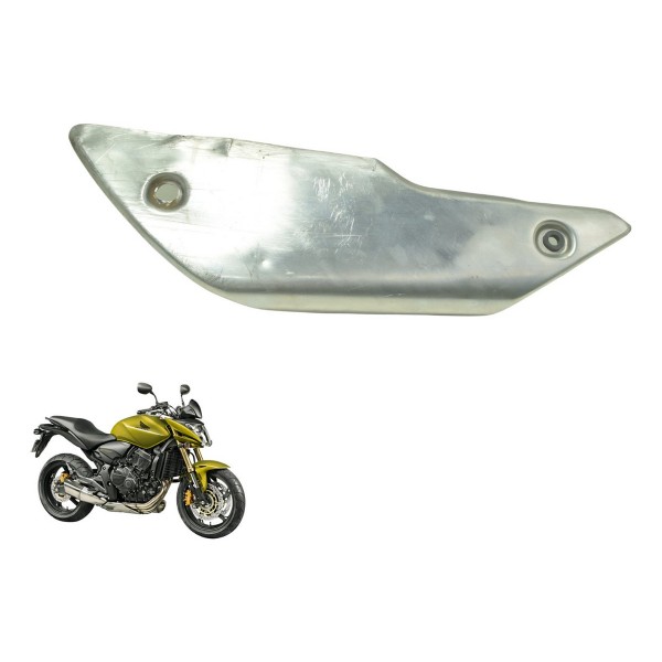Proteção Ponteira Escape C/avaria Honda Cb 600f Hornet 12-14