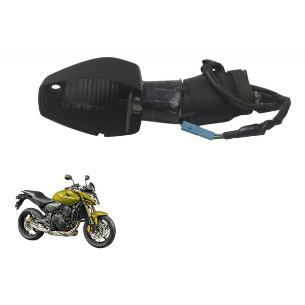 Pisca Tras Esq S/ Lente C/ Avaria Honda Cb 600f Hornet 12-14