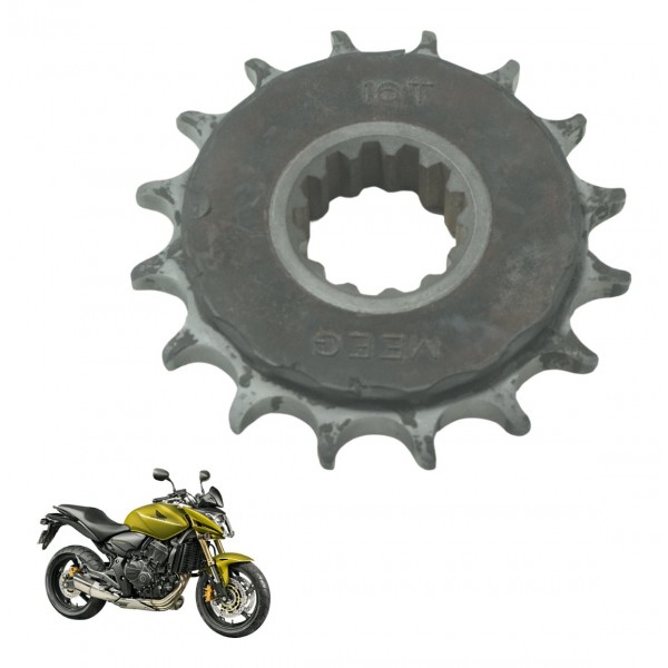 Pinhão 16 Dentes Honda Cb 600f Hornet 12-14 Original