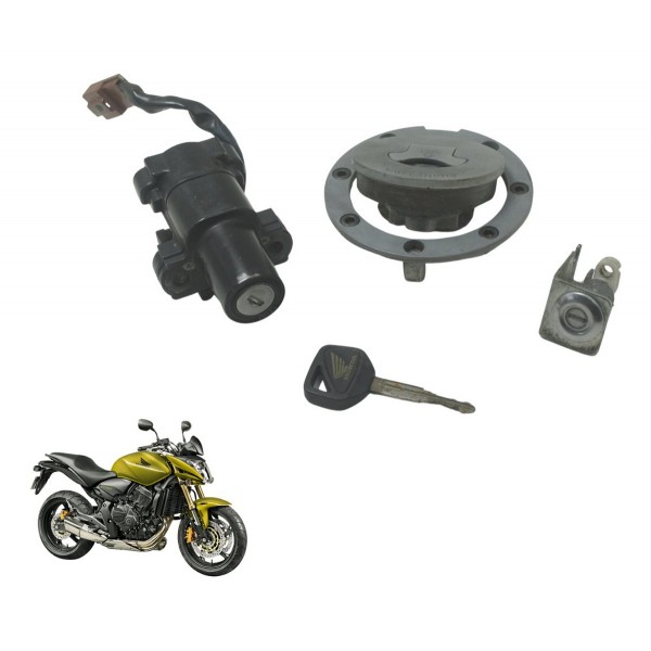 Kit Chave Ignição Honda Cb 600f Hornet 12-14 Original