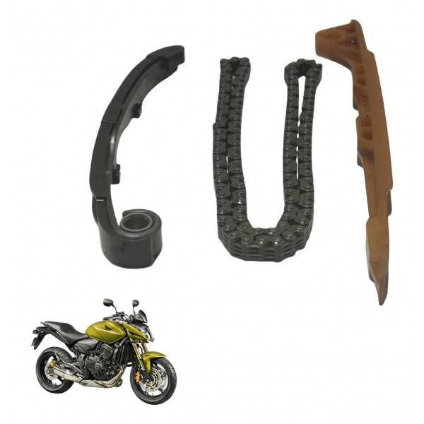 Kit Guia Tensor Corrente Comando Honda Cb 600f Hornet 12-14
