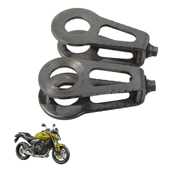 Par Esticador Corrente Honda Cb 600f Hornet 12-14 Original