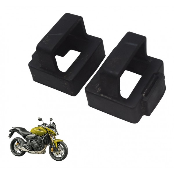 Par Borracha Suporte Relê Honda Cb 600f Hornet 12-14 Orig