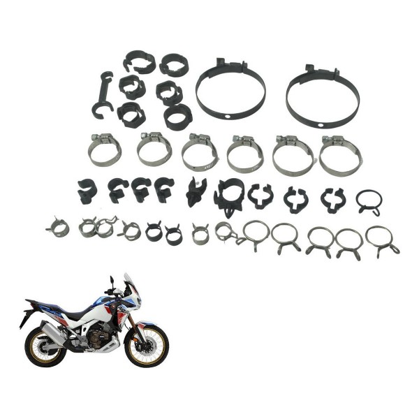 Kit Abraçadeiras Honda Crf 1100l África Twin 22-24 Original