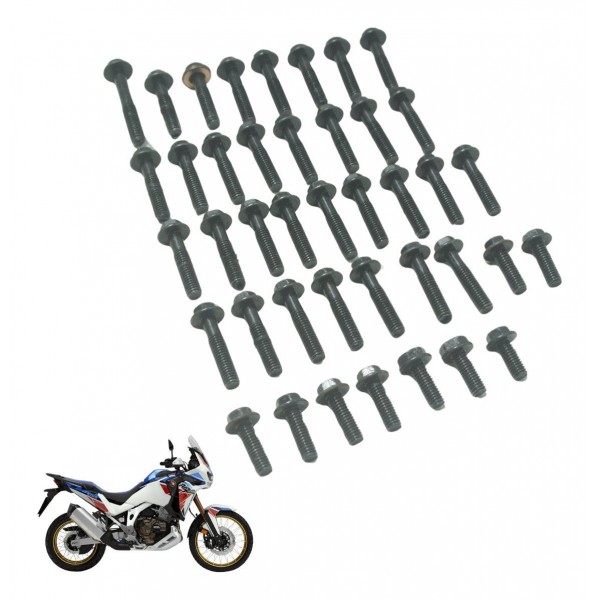 Kit Parafuso Tampa Motor Honda Crf 1100l África Twin 22-24