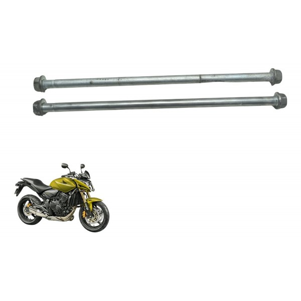 Par Parafusos Quadro Motor Honda Cb 600f Hornet 12-14 Orig