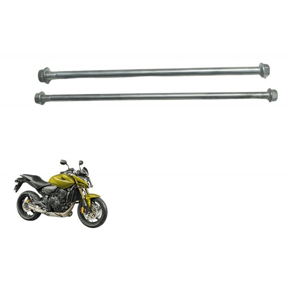 Par Parafusos Quadro Motor Honda Cb 600f Hornet 12-14 Orig