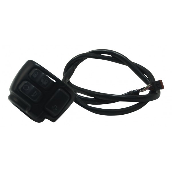 Chave Punho Luz Esquerdo Fio Fino Placa Eletronica Harley