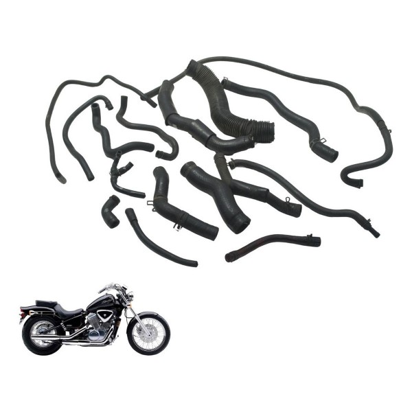 Kit Mangueiras Honda Vt Shadow 600 C 95-05 Original