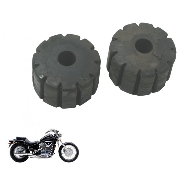 Par Suporte Tanque Borracha Honda Vt Shadow 600 C 95-05 Orig