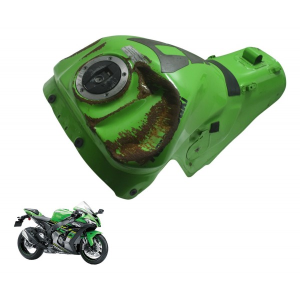 Tanque C/ Avaria Kawasaki Ninja Zx 10r 16-21 Original