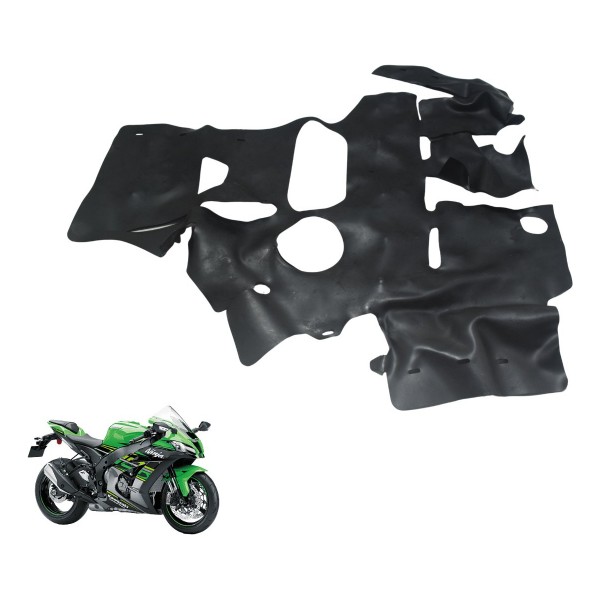 Borracha Acabamento Motor Kawasaki Ninja Zx 10r 16-21 Orig