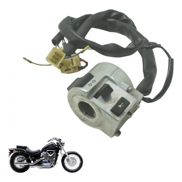 Chave Punho Luz Honda Vt Shadow 600 C 95-05 Original