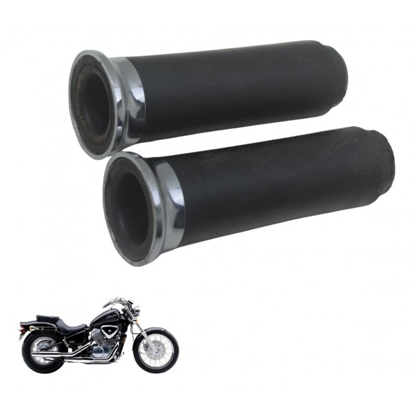 Par Manoplas C/ Detalhes Honda Vt Shadow 600 C 95-05 Orig