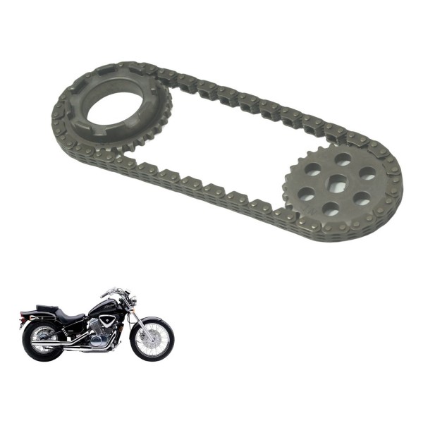 Engrenagem Corrente Bomba Óleo Honda Vt Shadow 600 C 95-05