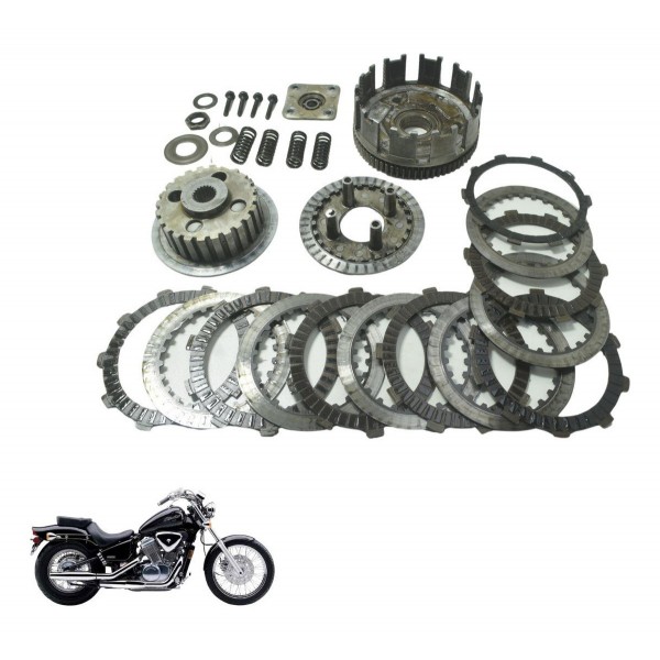 Embreagem Completa Honda Vt Shadow 600 C 95-05 Original