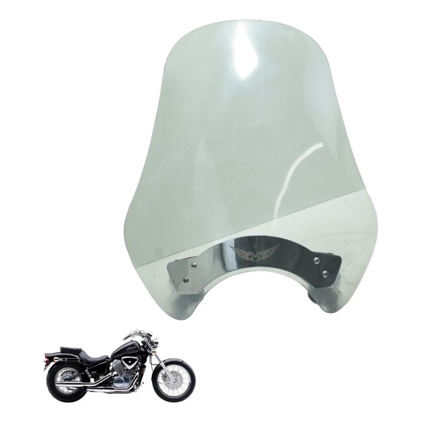 Parabrisa Bolha Custom C/ Detal Honda Vt Shadow 600 C 95-05