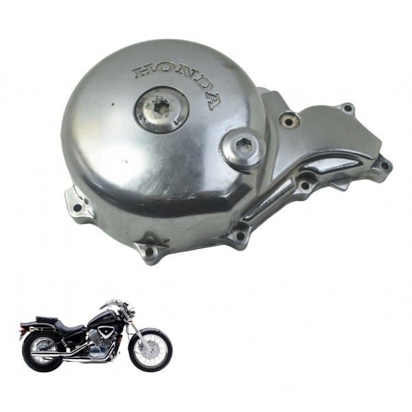 Tampa Motor Esq Estator C/ Detal Honda Vt Shadow 600 C 95-05