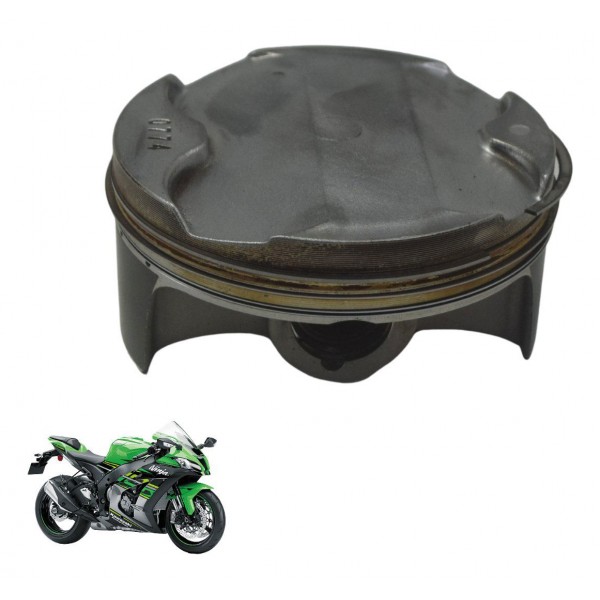 Pistão E Anéis Kawasaki Ninja Zx 10r 16-21 Original