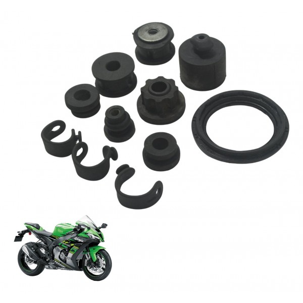 Kit Coxim Diversos Kawasaki Ninja Zx 10r 16-21 Original