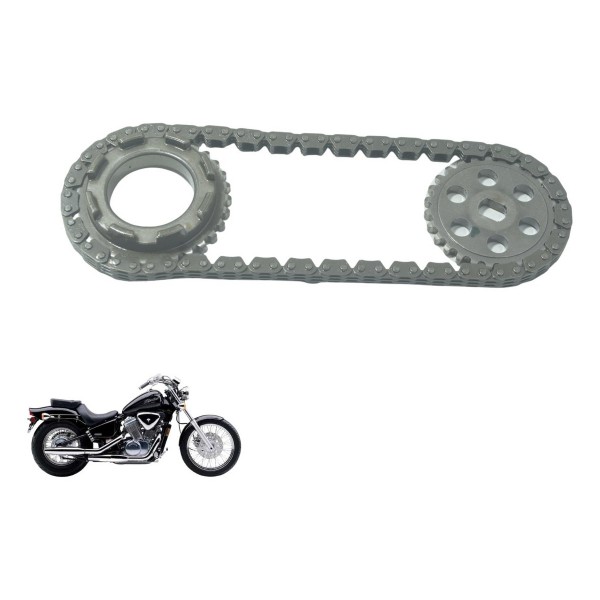 Engrenagem Corrente Bomba Óleo Honda Vt Shadow 600 C 95-05