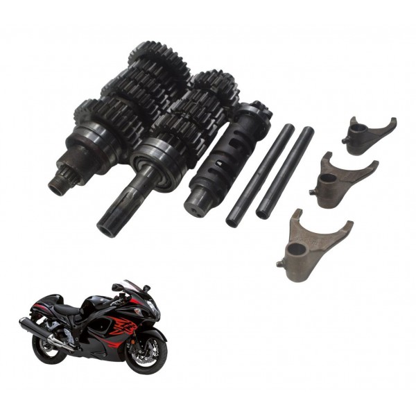 Caixa Marcha Câmbio Avaria Suzuki Gsx-r 1300 Hayabusa 09-19
