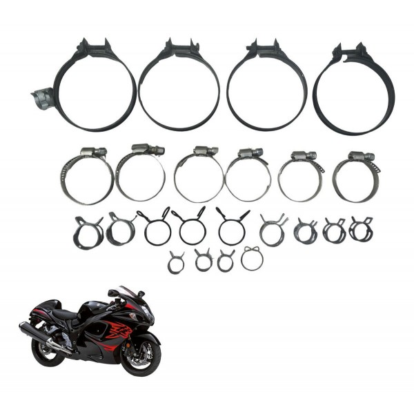 Kit Abraçadeiras Diversas Suzuki Gsx-r 1300 Hayabusa 09-19