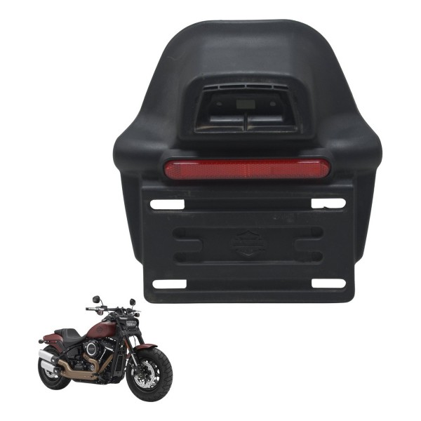 Suporte Placa Harley Fat Bob M8 Fxfb 18-20 Original