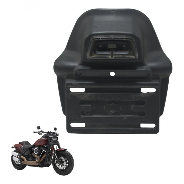 Suporte Placa Harley Fat Bob M8 Fxfb 18-20 Original