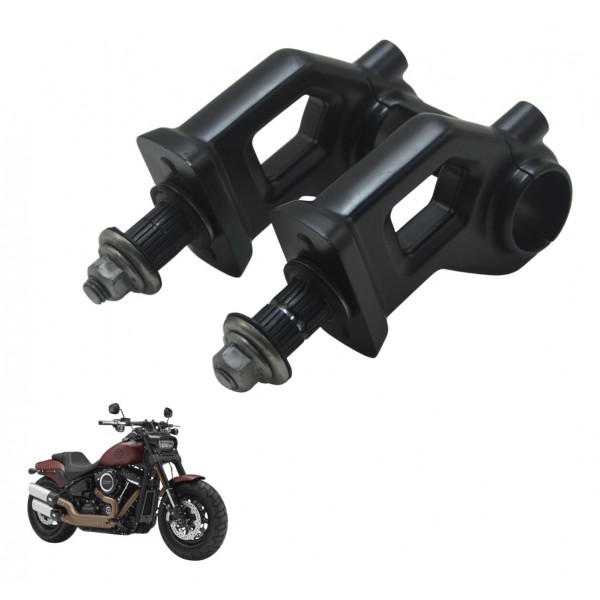 Par Riser Guidão Harley Fat Bob M8 Fxfb 18-20 Original
