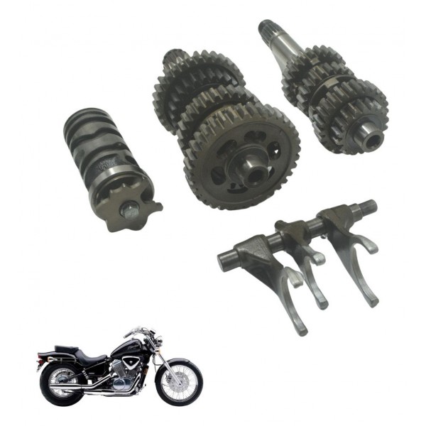 Caixa Marcha Câmbio Honda Vt Shadow 600 C 95-05 Original