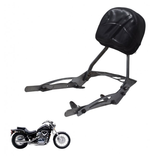 Sissy Bar Custom C/detalhes Honda Vt Shadow 600 C 95-05
