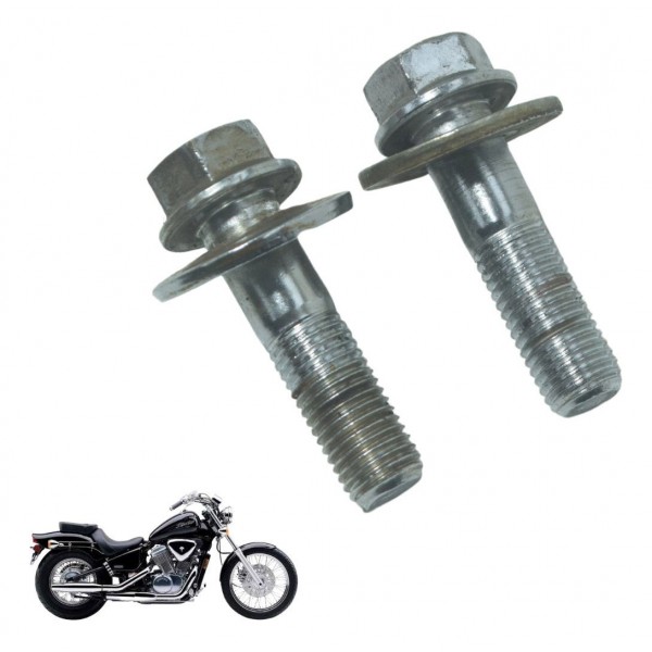 Par Parafuso Pedaleira Dianteira Honda Vt Shadow 600 C 95-05