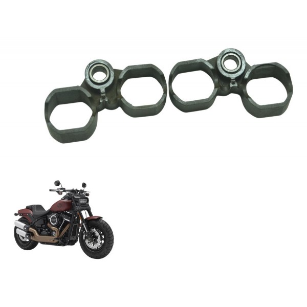 Par Suporte Tucho Válvula Harley Fat Bob M8 Fxfb 18-20 Orig