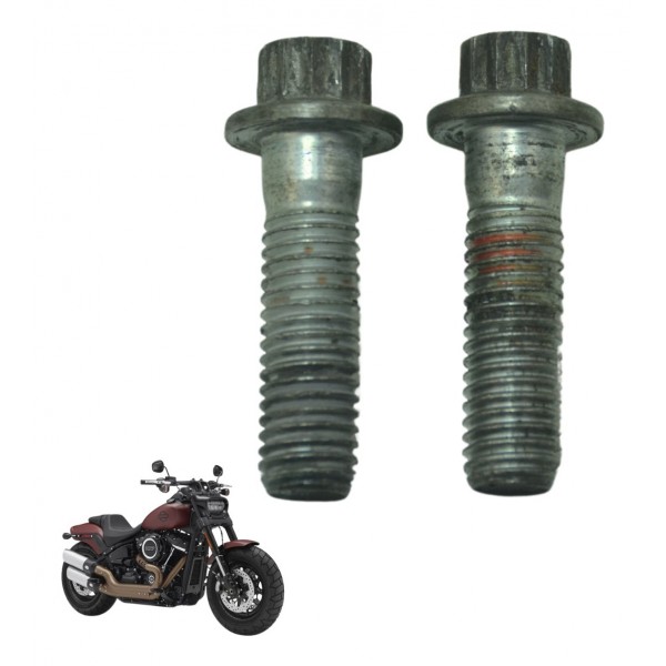 Par Parafuso Pinça Diant Harley Fat Bob M8 Fxfb 18-20 Orig