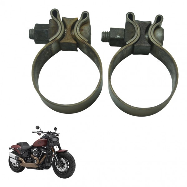 Par Abraçadeira Harley Fat Bob M8 Fxfb 18-20 Original