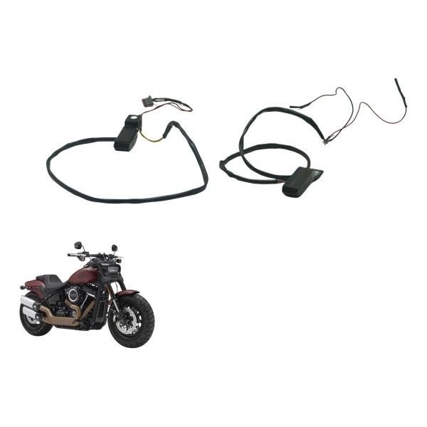 Par Luz Tras S/ Plug Paralelo Harley Fat Bob M8 Fxfb 18-20
